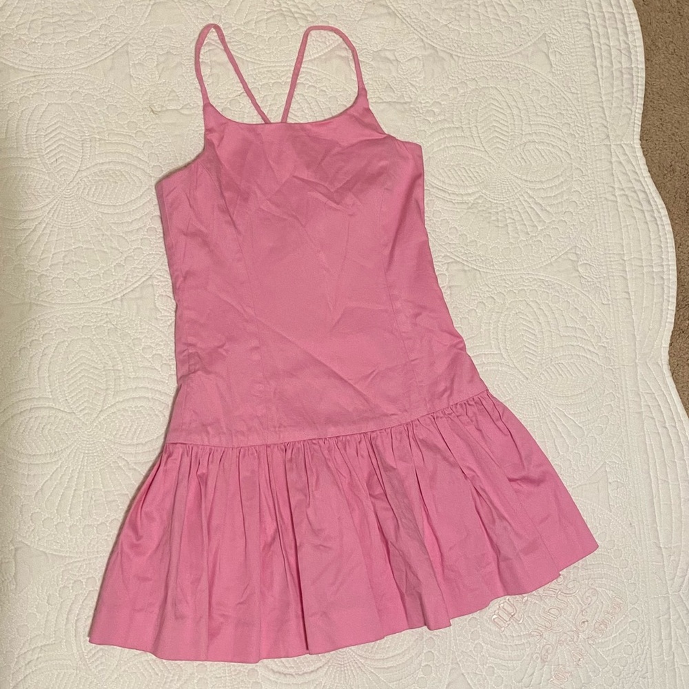 Pink Sleeveless Kids Dress